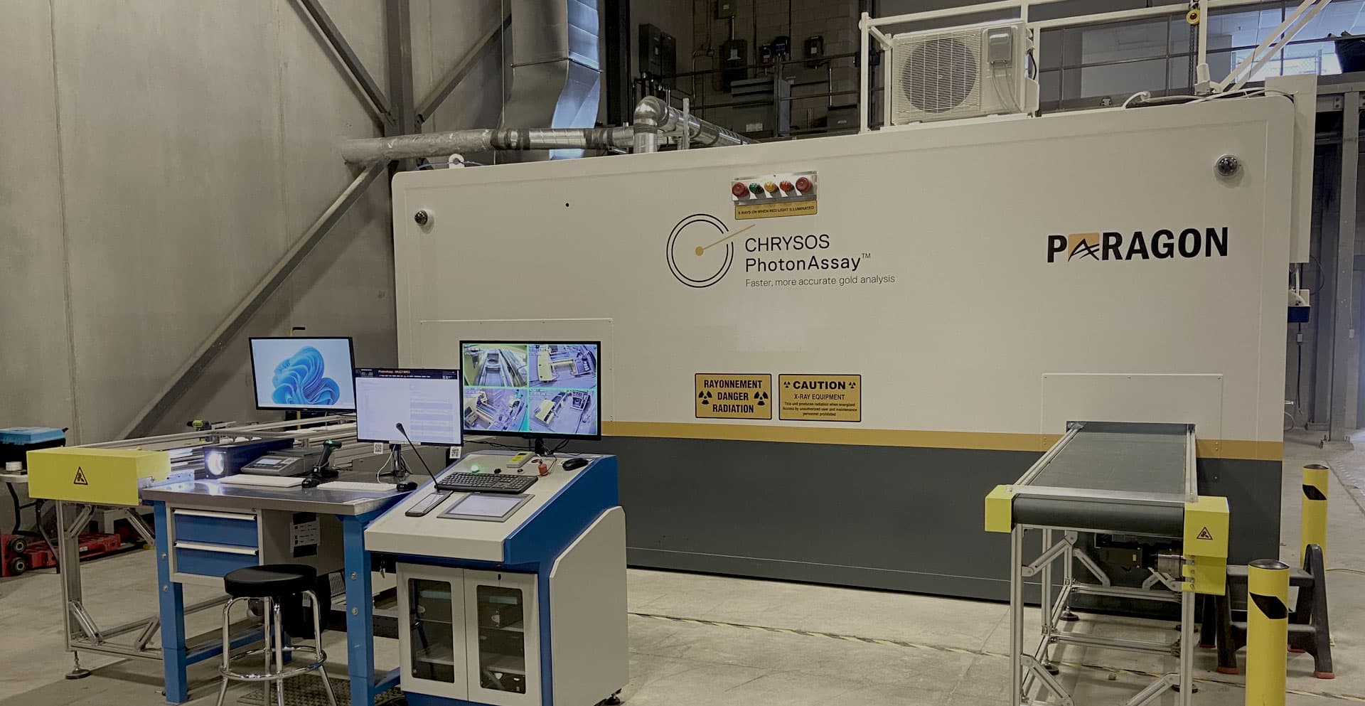 Industrial geochemical analysis equipment